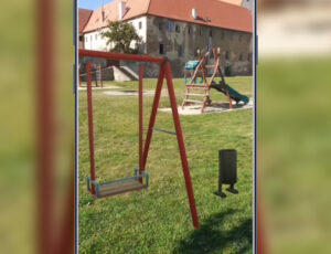 P4RK [aplikace určená k vizualizaci produktů (parkové dekorace, dětská hřiště) v reálném prostředí]